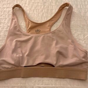 Alo Dusty Pink Sports Bra M